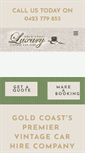 Mobile Screenshot of gcluxuryvintagecarhire.com.au